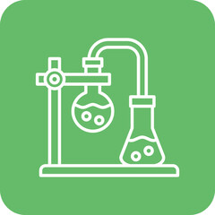 Apparatus Multicolor Round Corner Line Inverted Icon