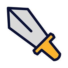 sword cartoon icon