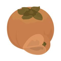 persimmon fruit icon