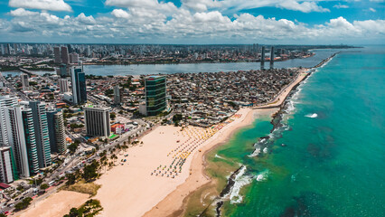 Praia Pina Recife Boa Viagem Pernambuco Pernambucana Litoral Mar Orla Verão Viagem Viajar Turismo Prédios Arquitetura Gentrificação  