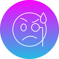 Monocle Gradient Circle Line Inverted Icon