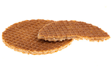 dutch waffles isolated