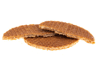 dutch waffles isolated