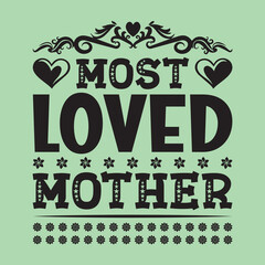 Fototapeta premium Mom SVG Design