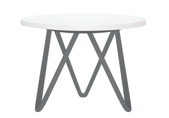 Grey home or outdoor table. vector illustration