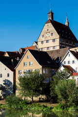 Fototapeta na wymiar Altstadtpanorama von Besigheim