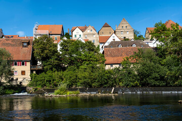 Fototapeta na wymiar Altstadtpanorama von Besigheim