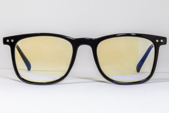 Isolated Image Of Blue Light Blocking Glasses