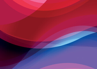 Lilac blurred background with waves. Minimal geometric background. Composition of dynamic figures.