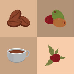 set of international coffee day