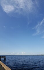 View of Lake Minneola during a summer day, Clermont, Florida