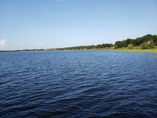 View of Lake Minneola during a summer day, Clermont, Florida