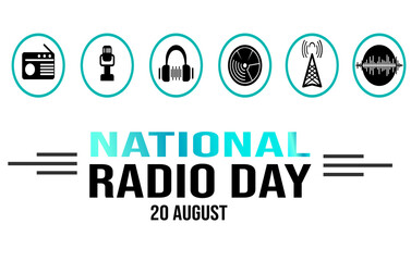 On August 20th, National Radio Day recognizes the great invention of the radio. Celebrate the news, information, music, and stories carried across the airwaves.