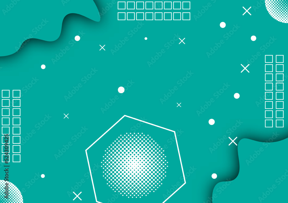 Poster abstract background vector paper background the background consists of geometric shapes. used for pr