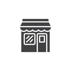 Front store vector icon