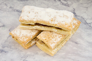 Argentinian puff pastry and dulce de leche booklets
