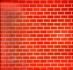 Red Brick Wall Texture: A seamless, high-resolution image featuring a vibrant red brick wall texture, perfect for backgrounds, designs, and architectural projects.