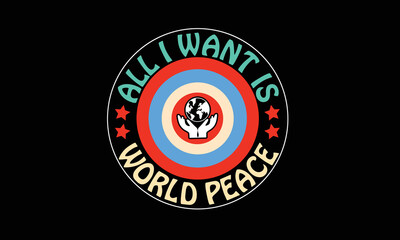 Peace t-shirt design