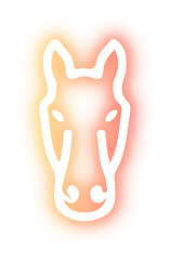 Collection of animal neon