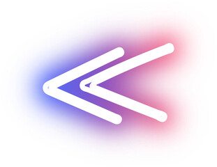 Collection of arrow neon