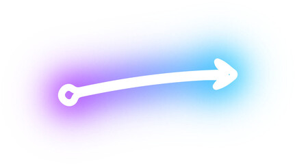 Collection of arrow neon