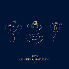 Happy Ganesh Chaturthi Social Media Post Design