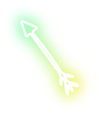 Collection of arrow neon