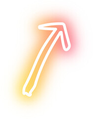 Collection of arrow neon