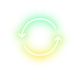 Collection of arrow neon