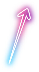 Set of arrow neon