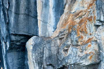 Fototapeta premium Natural rock wall