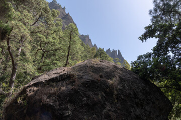 Parque Nacional de la Caldera de Taburiente. La palma, Islas canarias, Espa&ntilde;a