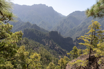 Parque Nacional de la Caldera de Taburiente. La palma, Islas canarias, Espa&ntilde;a