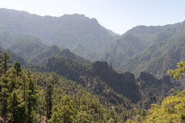 Parque Nacional de la Caldera de Taburiente. La palma, Islas canarias, España