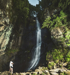 Georgian Adjara nature gem Makhuntseti waterfall near Batumi, Georgia