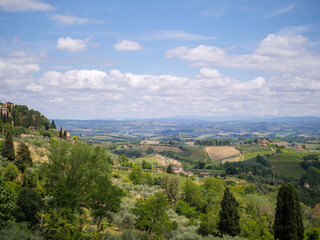 Fototapeta na wymiar San Gimignano in Tuscany, Italy