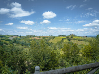 Fototapeta na wymiar San Gimignano in Tuscany, Italy