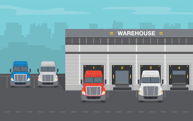 truck showroom warehouse