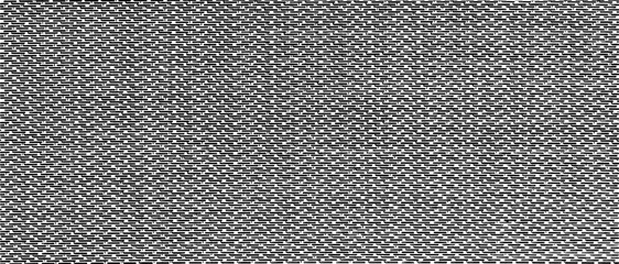 Vector fabric texture. Distressed texture of weaving fabric. Grunge background. Abstract halftone vector illustration. Overlay to create interesting effect and depth. Black isolated on white. EPS10. - obrazy, fototapety, plakaty
