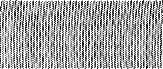 Vector fabric texture. Distressed texture of weaving fabric. Grunge background. Abstract halftone vector illustration. Overlay to create interesting effect and depth. Black isolated on white. EPS10.