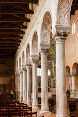 Basílica de Santa Eufrasia, siglo VI (declarada Patrimonio de la Humanidad por la Unesco), Porec, - Parenzo-, peninsula de Istria, Croacia, europa