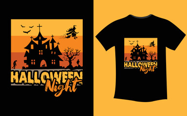 Trendy Halloween T shirt Design