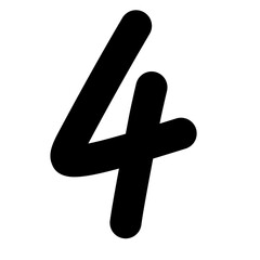 Obraz premium Number elements vector