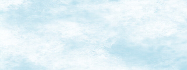 Beautiful brush painted cloudy blue sky background with watercolor stains, blue painted watercolor background, lovely bright blue paper texture, Blue grunge surface texture design for creative works.