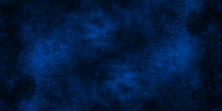 Abstract navy blue blurry and grainy grunge texture, blue texture with colorful blue smoke, decorative and blurry and grunge blue paper texture, Colorful blue textures for making flyer and poster.