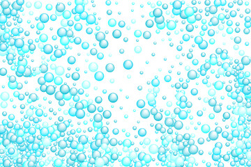 Fototapeta na wymiar Soap bubbles vector background. Shower concept backdrop.