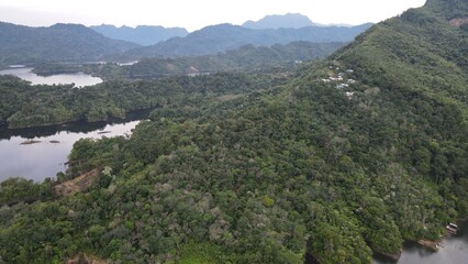 The Mountains and Fjords of Milford Sound and Doubtful Sound, New Zealand. Bengoh Valley, Sarawak.