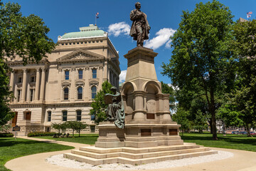 Thomas A. Hendricks monument