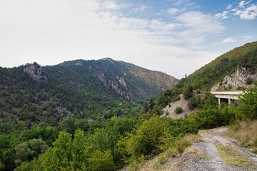 Fototapeta na wymiar Grüne Berglandschaft, Griechenland 