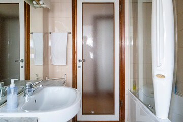 Obraz premium Interiors of rental vacation Italian apartment